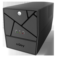 UPS NJOY, &quot;Keen 1000&quot;, Line Int. , mini tower, 1000VA/600W, AVR, Schuko x 4, 2 x baterie GP07122L, back-up 1 - 10 min., &quot;UPLI-LI100KE-CG01B&quot; (timbru v