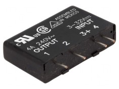 Releu Semiconductor SPST-NO 3-32VDC 4A 24-280VAC THT
