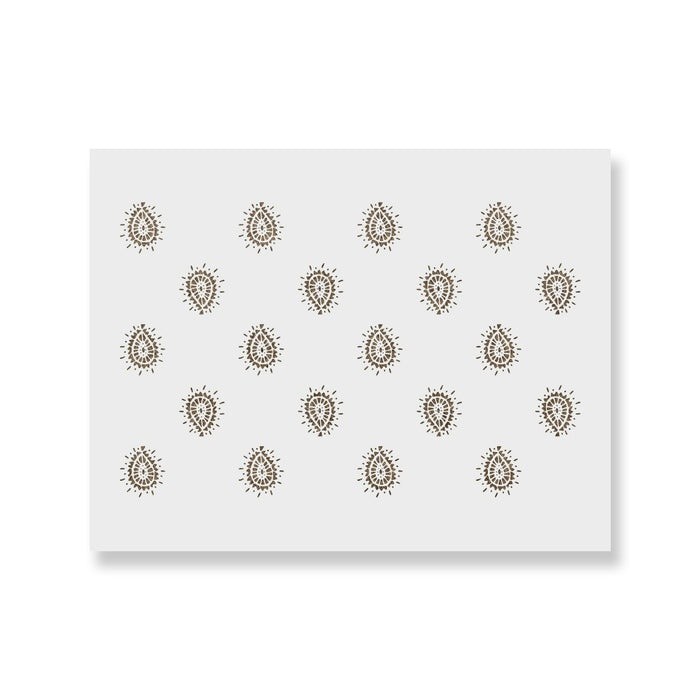 Sablon Perete vopsire, tencuiala 900x600x0.7mm Boho Charm Refolosibil, model MXSP7084