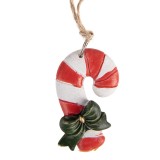 Cumpara ieftin Ornament brad Craciun Acadea polirasina multicolora 3x1x5 cm