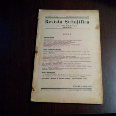 REVISTA STIINTIFICA "V. ADAMACHI" - Vol. XXXI, Nr. 3/1945 - Iasi, 87 p.