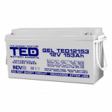 Acumulator AGM VRLA 12V 153A GEL Deep Cycle 483mm x 170mm x h 240mm M8 TED Battery Expert Holland TED003515 (1) SafetyGuard Surveillance