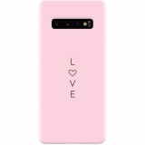 Husa silicon personalizata pentru Samsung Galaxy S10, Love
