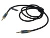 Cablu Jack 3,5mm mufă, din ambele părţi 1m - Placare aurit