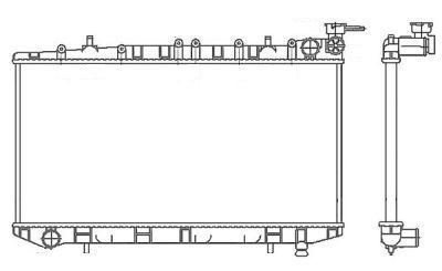 Radiator racire motor Nissan Almera 1 (N15), Sunny 3 Hatchback (N14) foto