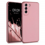 Cumpara ieftin Husa pentru Samsung Galaxy S21 FE, Silicon, Rose Gold, 55485.31