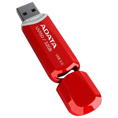 Adata - Memory Stick (AUV150-32G-RRD) - USB 2.0 FlashDrive, 32GB - Red foto
