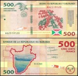 Burundi 2023 - 500 francs, necirculata