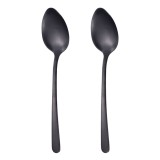 Linguri din oțel inoxidabil negru mat, set 2 buc, 21 cm, CMCLASS
