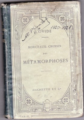 bnk ant Ovidiu - Ovide - Morceaux choisis des Metamorphoses foto