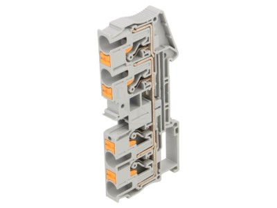Conector pe șină 4 borne, 1kV, 41A foto