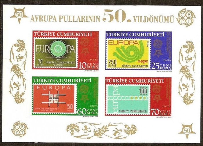 C1990 - Turcia 2005 - Europa bloc nedatelan,neuza,perfecta stare