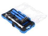 Set Surubelnite Precizie Hogert Technik, 17 Bucati, Phillips, Torx, Plata