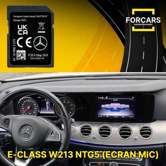 SD Card navigație Mercedes-Benz E-Class W213 Garmin MAP PILOT Europa și Rom&acirc;nia 2025
