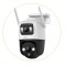 Camera de supraveghere IMOU Cruiser Dual 10MP, Wi-Fi, 2 lentile de 5+5 MP, Full Color, Alarma, IPC-S7XP-10M0WED-0360B