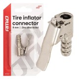 Adaptor pentru umflarea anvelopelor din aliaj de zinc și nichel, 8 mm, AMIO-04496
