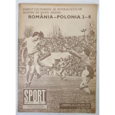 SPORT , REVISTA ILUSTRATA LUNARA A C.N.E.F.S. , NR. 3 , MAI , 1981