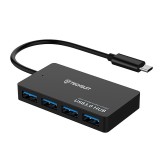 Hub USB-C la 4 buc. USB 3.0 Asteroid GSM QuantumNode H16