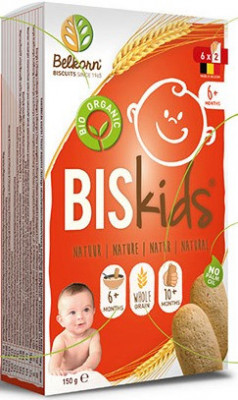 Biscuiti Bio pentru Copii peste 6 Luni Belkorn 150gr foto