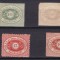 Austria 1866-70 Navigatia pe Dunare lot de 7 timbre MH