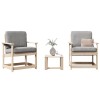 VidaXL Set mobilier de grădină, 3 piese, lemn masiv de pin 832630
