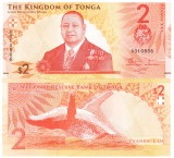 Tonga 2 Pa&#039;anga P-50 UNC 2023-2024 - Bancnota Oceania, Noua