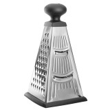 Cumpara ieftin Razatoare piramidala BergHOFF, 26 cm, 4 laturi, Otel, Argintiu/Negru HighLine Cooking