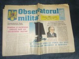 ZIARUL OBSERVATORUL MILITAR 28 IULIE 3 AUGUST 1998