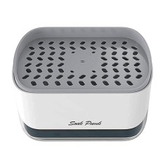 Dozator pentru detergent de vase, JeiibrZui, Alb/Gri