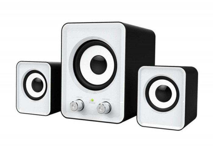 Boxe Stereo 2.1 cu conectare USB &amp; Jack, putere 5W + 2 x 3W