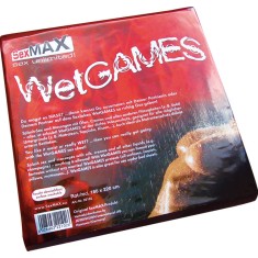 Cearsaf PVC WetGAMES, 180 x 220 cm, Rosu