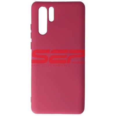 Toc silicon High Copy Huawei P30 Pro Burgundy foto