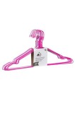 Cumpara ieftin Set 12 Umerașe, Metalice, Roz/Alb, 42 cm