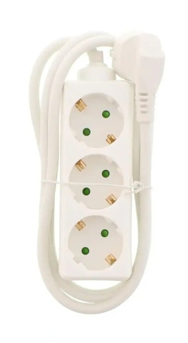 Prelungitor 3 prize 1.5m 3xG1.5mmp alb Well EXTS-3S1.5M-WL