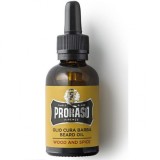 Ulei de Barbă Proraso Wood &amp; Spice, 30ml - Cedru &amp; Citrice, Hidratare, Hrănire, Balsam Barbă