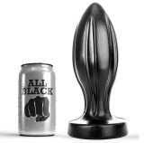 All Black-Plug Anal 21 cm-Silicon, Waterproof