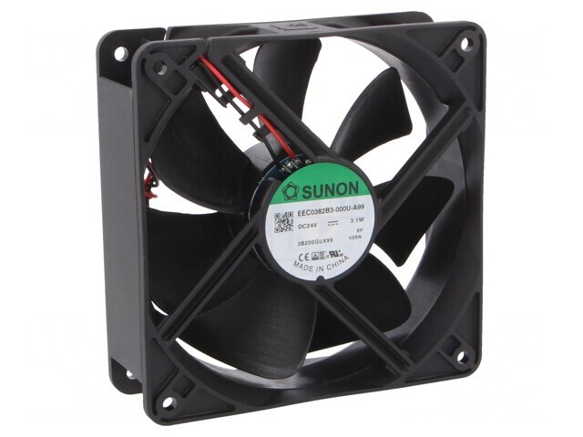 Ventilator Axial 24V 120x120mm 37dBA