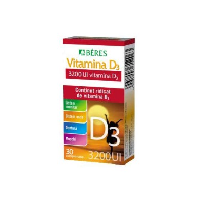 Vitamina D3 3200 UI 30 capsule Beres foto