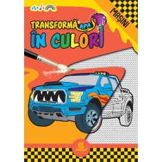 Transforma apa in culori: Masini
