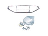 Rama grila fata SEAT LEON (KL), 03.2020-, vopsit; gri/silver,