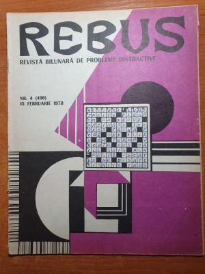 revista rebus 15 februarie 1978 foto