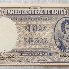 Chile - 5 Pesos ND (1958-1959) B22