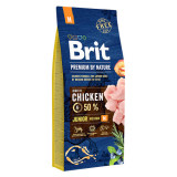 Brit Premium By Nature, Junior Medium Breed, M, Pui, hrană uscată c&acirc;ini junior, 15kg