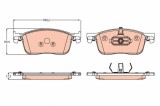 TRW GDB2169 set placute frana,frana disc
