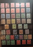 Lot timbre Germania Deutsches Reich 1923&ndash;1953 &ndash; Hiperinflație, milioane și miliarde Mark, Posthorn, 50+ exemplare