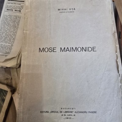 Mose Maimonide - Mihai Uta foto