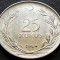 Moneda 25 KURUS - TURCIA, anul 1964 * cod 1101
