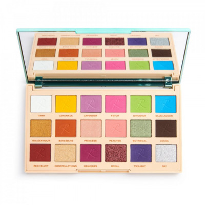 Paleta farduri de ochi Makeup Revolution Roxxsaurus Ride Or Die Palette, 18 Culori foto