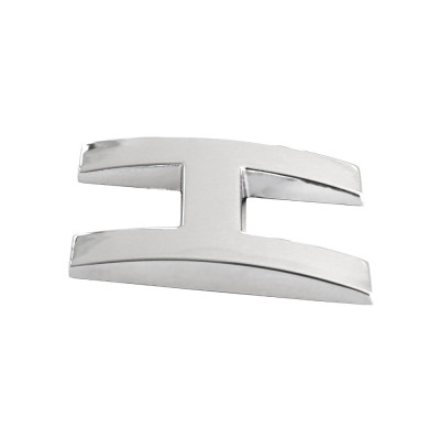 Ornament Auto 3D. Litera H. 26 Mm. Cromat 154767 64401 foto