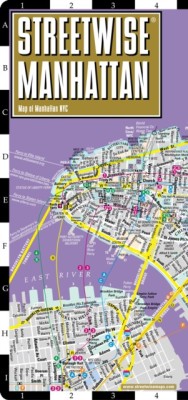 Streetwise Manhattan Map - Laminated City Center Street Map of Manhattan, New York foto